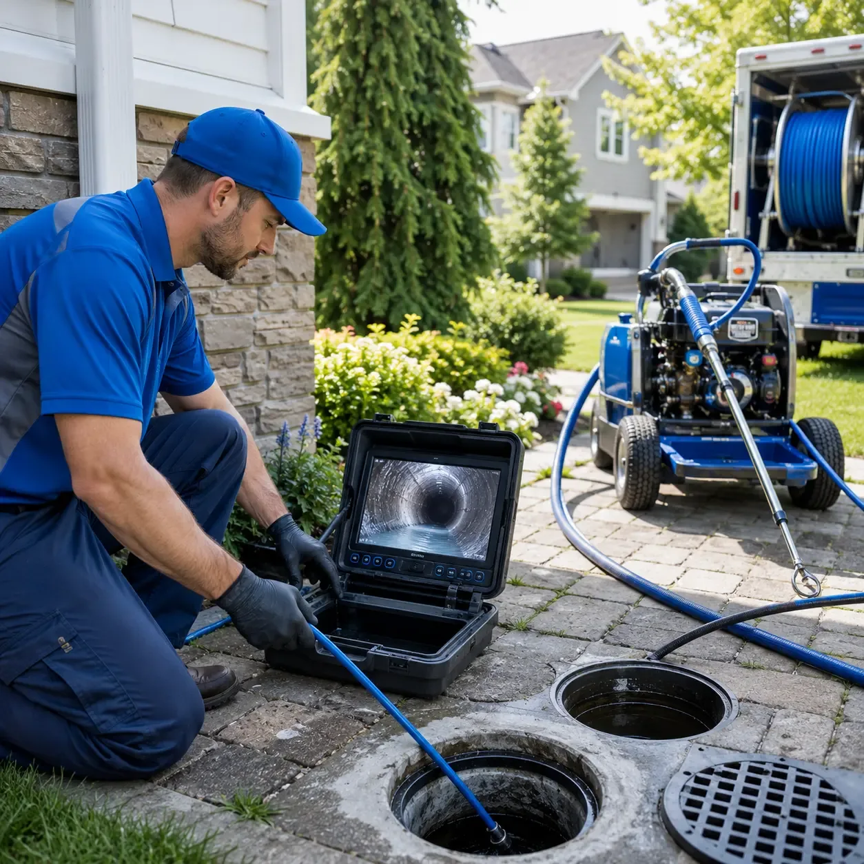 Outdoor drain cleaning professionals serving Bruno, WV